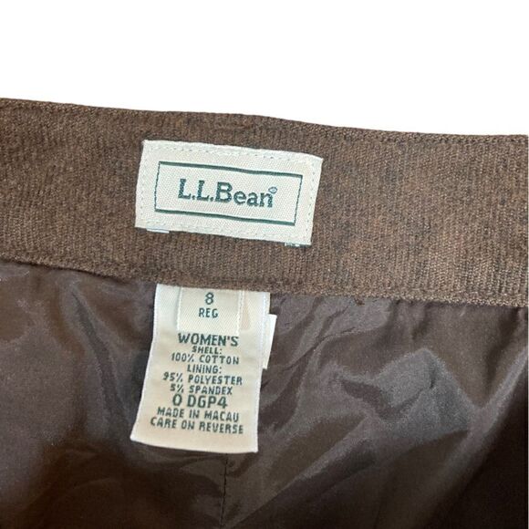 L.L. Bean Brown Pants, Size 8 - Picture 5 of 6